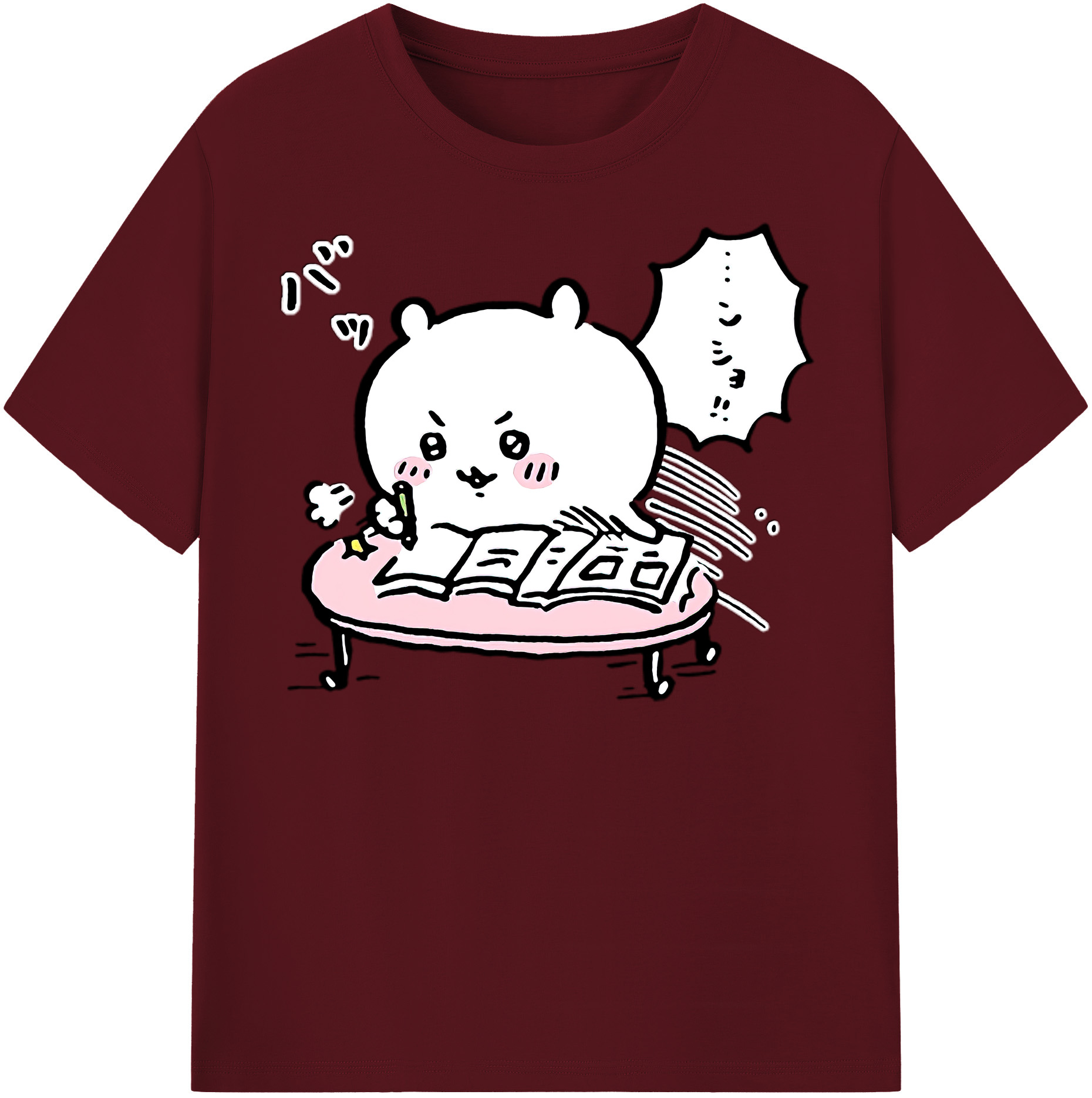 （画像用） ちいかわ ちいかわ Chii-kawa chiikawa 綿100％半袖Tシャツ（フロントプリント）